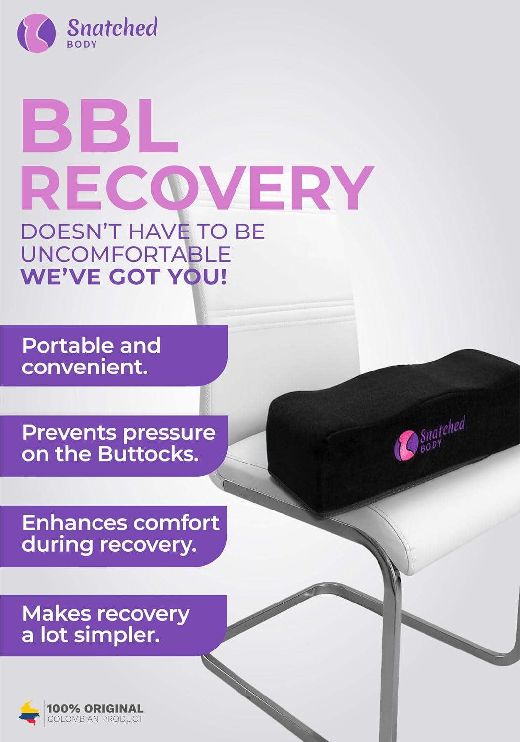 Support Post Surgery Soft BBL Booty Pillow after Surgery for Butt Recovery Cushion
