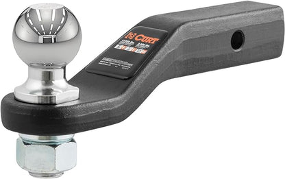 CURT 45331 Trailer Hitch Mount with 2-516-Inch Ball, Fits 2-Inch Receiver, 15,000 lbs, 2-In Drop