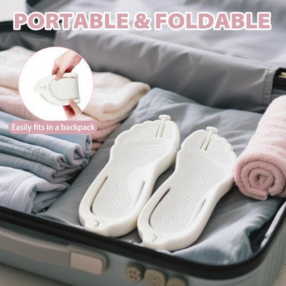 Rosoz Flip Flops for Women Men Foldable Travel Slippers Lightweight Shower Shoes Non-Slip Quick-Dry Bathroom Camp Beach Sandals