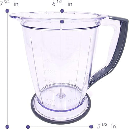 Enbizio Blender Replacement Parts for Ninja Master Prep Qb900B (48 oz Pitcher bowl)