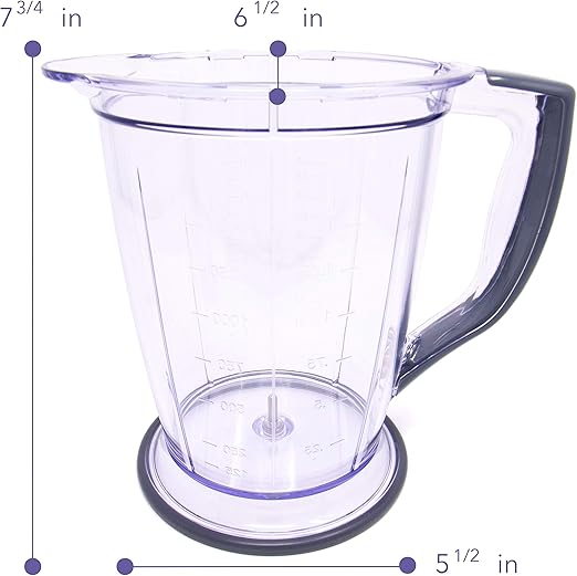Enbizio Blender Replacement Parts for Ninja Master Prep Qb900B (48 oz Pitcher bowl)
