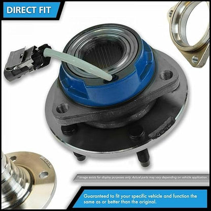 Wheel Hub and Bearing Assembly Right Passenger Left Driver Front Side with ABS Sensor Truck 4WD AWD for GMC,for Chevy,for Cadillac BHA53891