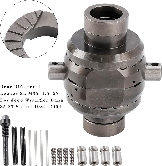 Rear Differential Locker SL M35-1.5-27 For Jeep Wrangler Dana 35 27 Spline 1984-2004