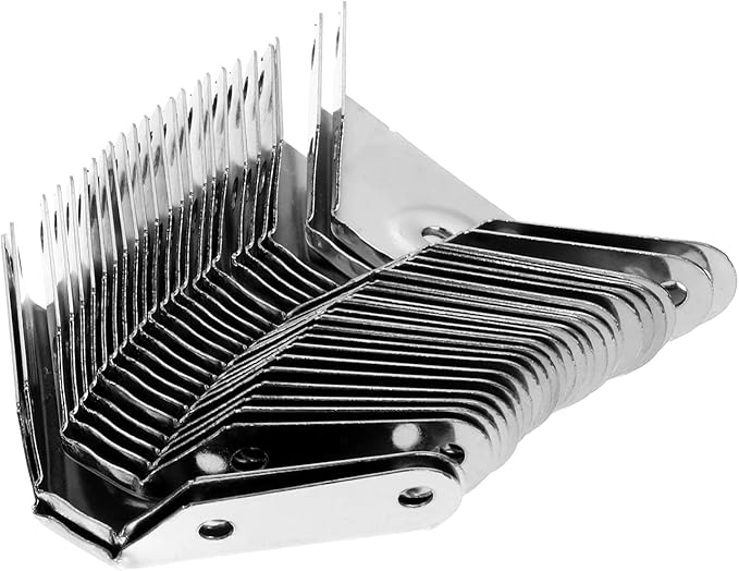 DOITOOL 24pcs Heavy-Duty Corner Braces Design for Furniture Stability Efficiently Fix Desktops Shelves and More Support for Home Projects
