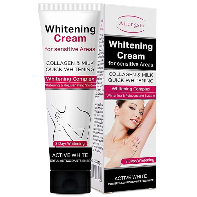 Crema Aclaradora Para Piel Manchas En Cara Axilas Cuello Entrepierna, 1 Ounce (Pack of 1)