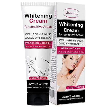 Crema Aclaradora Para Piel Manchas En Cara Axilas Cuello Entrepierna, 1 Ounce (Pack of 1)