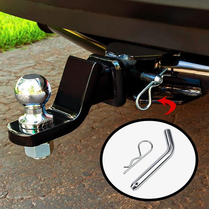 Cenipar Trailer Hitch Pin  Clip with Grooved Head, 58-Inch Diameter, Fits 2 or 2-12-Inch Receiver
