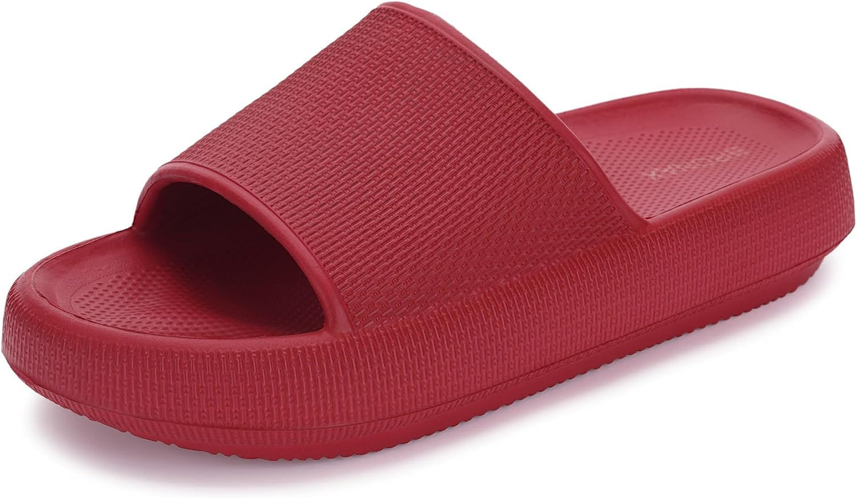 BRONAX Cushioned Thick Sole Pillow Slides