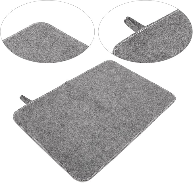 Sauna Mat, Infrared Sauna Accessories, Sauna Mat for Inside Sauna, Felt Sauna Cusion for Sauna Bath House Shower Room