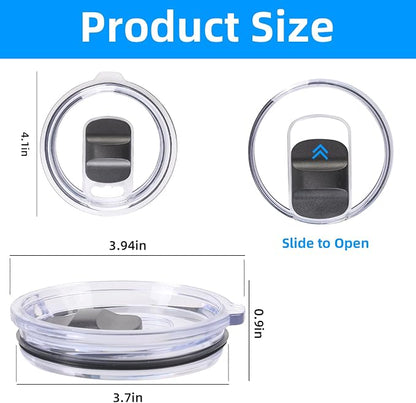KEUYE 32 oz Tumbler Lid for Yeti-Pack of 2