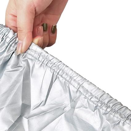 Boat Cover Yacht Outdoor Protection Waterproof Heavy Duty Silver Reflective 300D Oxford Fabric Anti-Smashing Durable and Tear Proof Fits V-Hull TRI-Hull Runabouts and Bass Boats 16-18FT