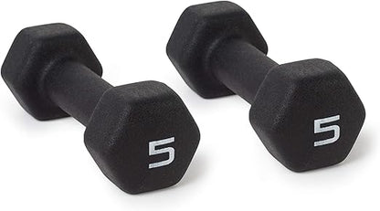 Cap Barbell CAP Barbell Black Neoprene Coated Dumbbell
