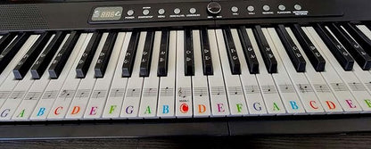 Piano Keyboard Sticker Label Large Note for Electronic Keyboards or Piano Beginners Easy Learning Tool 3749617688 Key Piano