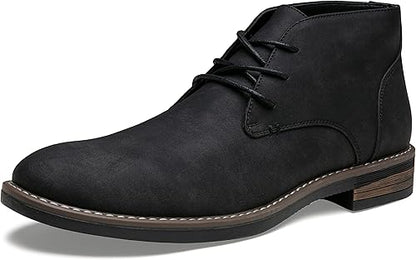 Jousen Men's Chukka Boots Lace Up Desert Ankle Boots Classic Causal Dress Boots for Men