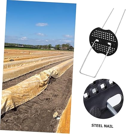 Heavy Duty Steel U-Shaped Ground Nails Fixing Turf Tool for Gardening Nail