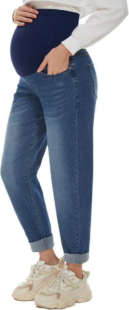 Premium stretchy fabric, over-the-belly support, and loose legs for all-day comfort and flattering look.