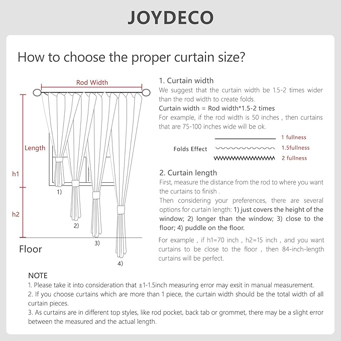 Joydeco Blackout Room Divider Curtains for Sliding Glass Doors 84 Inches Long 1 Panel, Extra Wide Sliding Door Curtains for Doorway Patio Bedroom Living Room (Black, 100Wx84L)