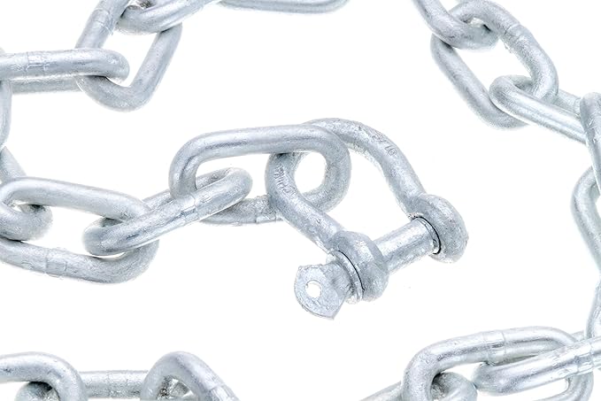 Seachoice Galvanized Anchor Lead Chain, 1/4 In. X 4 Ft.