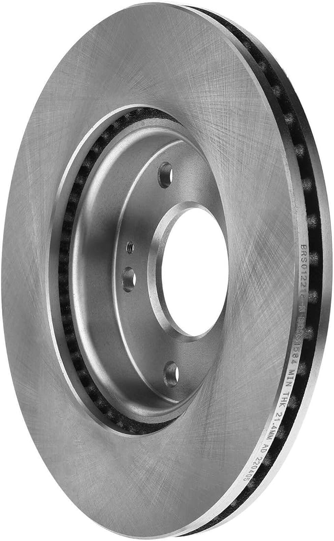 2pcs Disc Brake Rotor Set Assembly Front Rear Left Right Cast Iron for Kia,for Hyundai 12.70-Bolt Circle (Mm) 21.40mm-Discard Thickness 44.5mm-Item Height