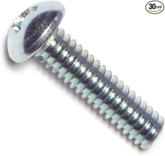 014973299354 Phillips Round Machine Screws, 14-20 x 1, Piece-30