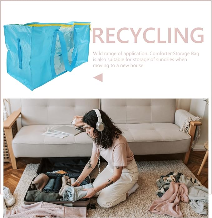 Large Capacity Waterproof Storage Bag for Quilt Bedding Extra Large Organizer Bag