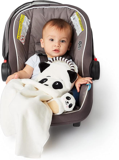 Enesco Izzy and Oliver New Baby Infant Panda Character Super Soft Booties, White, One Size