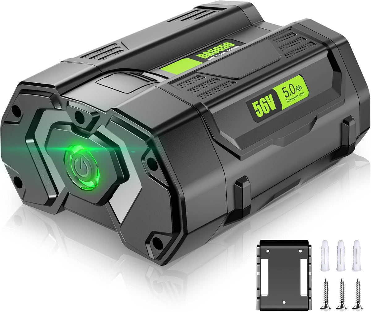 56v 5.0Ah Replacement Battery for EGO 56V Battery BA2800 BA4200 BA1400, Compatible with EGO 56 Volt CS1604 CS1804 CS1403 HT2400 LB6504 LB5804 LB6500 LB4800 HTA2000 PH1400 Power Tools