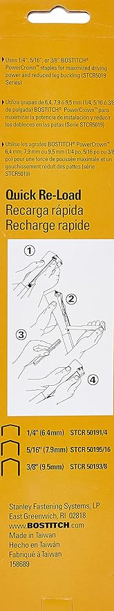 BOSTITCH Hammer StaplerTacker, Manual, 14-Inch to 38-Inch (H30-8)