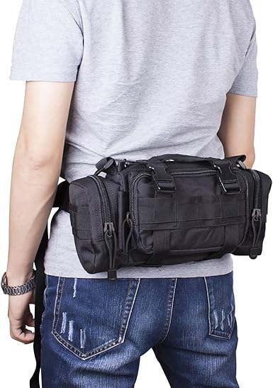 G4Free Fanny Deployment Tactical Waist Pack - Small Sling Pack Hand Carry Handlebar Bag
