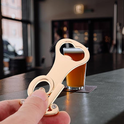 LOGOFUN Beer Bottle Opener Number 15 Bottle Opener Alloy Bottle Opener 15st Birthday Gift for Wedding Party Supplies - Rose Gold