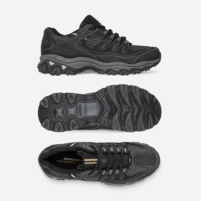 Skechers Men's Afterburn Memory Fit Lace-up Sneaker