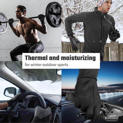 Winter Gloves Touch Screen Water Resistant Windproof Thermal for Running Cycling Driving Hiking for Men Women