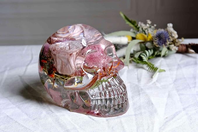 Skull Silicone Molds, 3D Extra Large Skeleton Skull Epoxy Resin Molds for Casting Arts Crafts, Home Decor, Parties and Holidays
