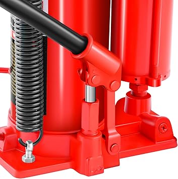 DNA MOTORING Air Hydraulic Bottle Jack - 20 Ton (40,000 lbs) Capacity, Manual Handle and Air Pump for Car Pickup Truck RV Auto Repair,TOOLS-00323