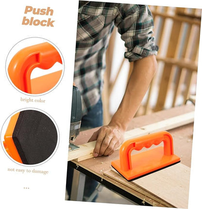 Push Block Replacement for Woodworking Safety Push Block for Table Saws Orange