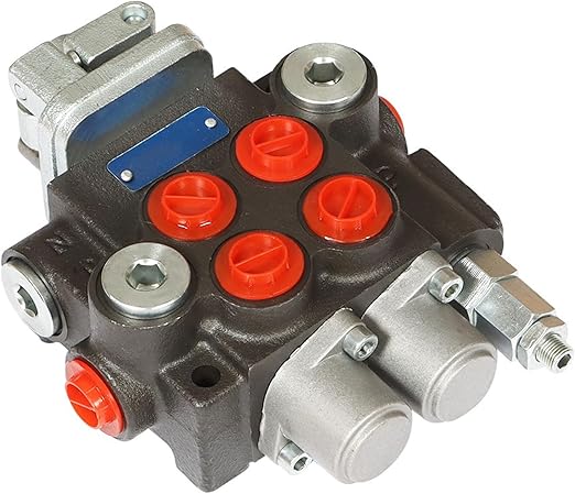 ALL-CARB Hydraulic Valve 2 Spool Hydraulic Directional Control Valve 11GPM 3600PSI BSPP Double Acting for Tractors Loaders Tanks