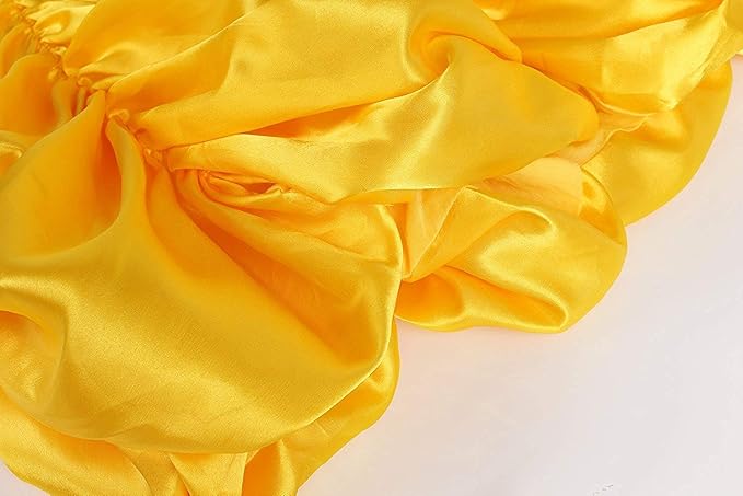 JerrisApparel Princess Dress Off Shoulder Layered Costume for Little Girl (crown, wand and necklace not included)