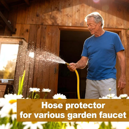 RV Flexible Hose Protector, RV Water Hose Extension & Faucet Protector - Eliminates Hose Crimping and Straining at Water Connections, Flexible Hose Adapter for RV, Garden, Outdoor Essentials