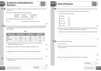 AQA GCSE 9-1 Combined Science Higher Workbook: Ideal for home learning, 2022 and 2023 exams (Collins GCSE Grade 9-1 Revision)