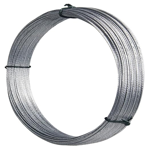 Picture Hanging Wire #2 100-Feet Braided Picture Wire Heavy for Photo Frame Picture,Artwork,Mirror Hanging,Supports up to 30lbs