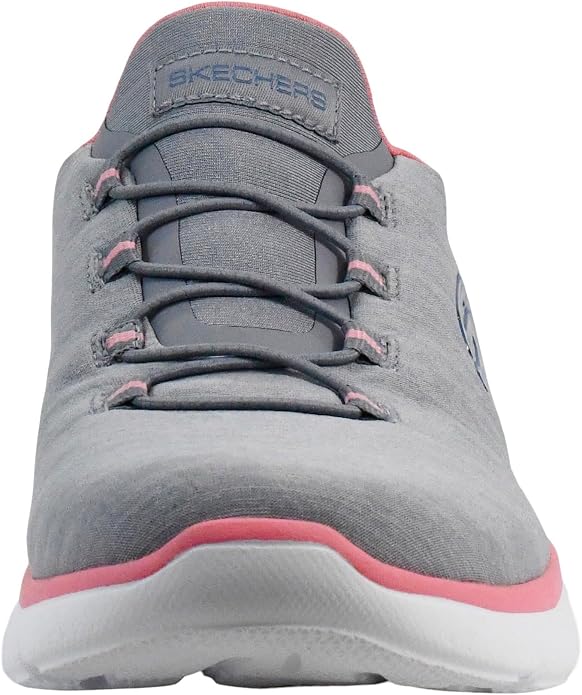 Skechers Women's Bobs Squad - Tough Talk Sneakers | Slip-ins, Heel Pillow holds your foot secure, Air-Cooled Memory Foam Insole, Machine washable, Flexible traction outsole