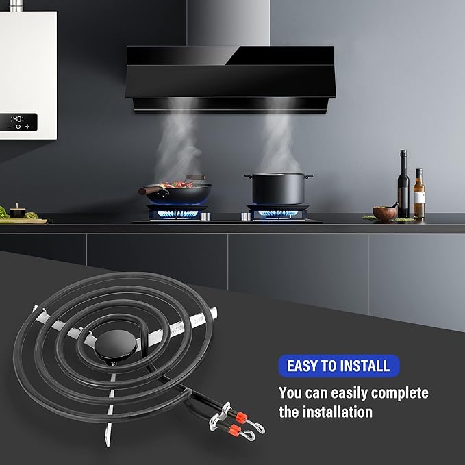 316442300 Range Surface Element 8'' Electric Range Surface Burner Coil Element by Romalon Fit for Frigi-daire Range Stove Cooktop Oven Coil Surface Element