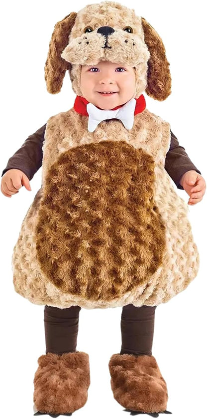 Underwraps Costumes Toddler Baby's Puppy Costume - Belly Babies Furry Puppy Costume