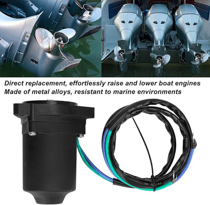 Tilt Trim Motor, Outboard Engine Tilt Trim Motor, 6EK 43880 00 00 Compatible with 4T F75 F80 F90 F100 F115 FL115 F125 F130 Outboard