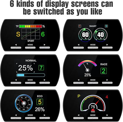 Throttle response controller, 9 units, 11 modes, universal electronic throttle controller for car, intelligent racing throttle compatible with Challenger Ram