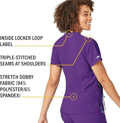 Carhartt Scrubs C12110 Women's Force® Cross-Flex Modern Fit V-Neck Top