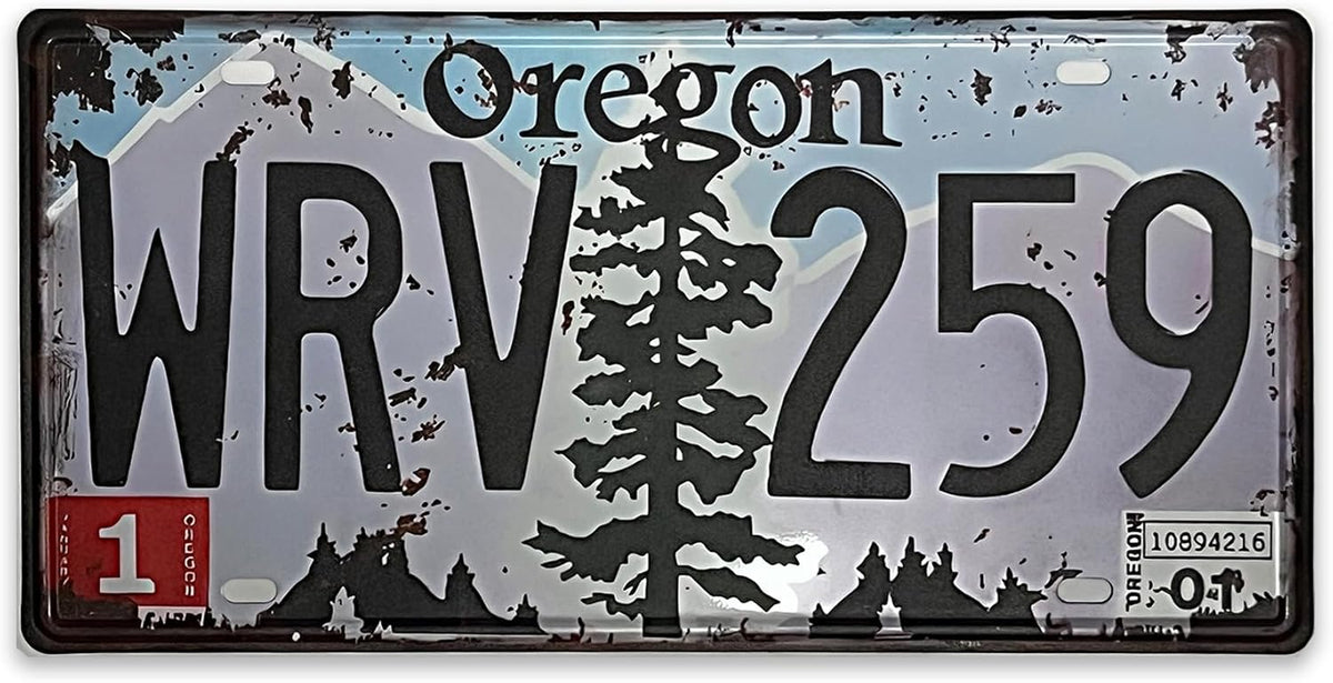 Retro Oregon License Plate Car Decor License Plates,Room Decoration,License Plate Souvenir
