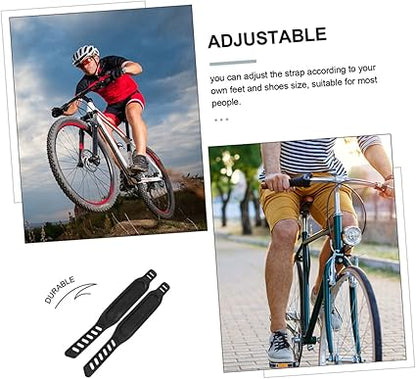 INOOMP 4 Pcs Bicycle Pedal Strap Portable Exercise Bike Excersise Bike Exercise Bike Exercise Bike Pedal Straps