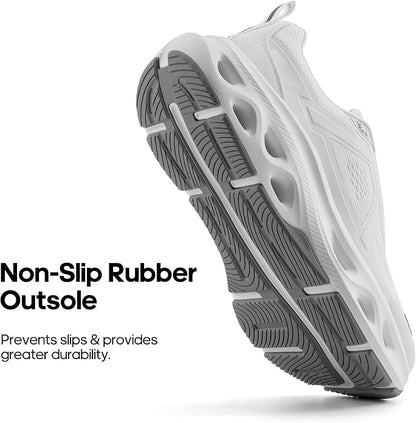 These NORTIV 8 athletic shoes offer great cushioning, breathability, and traction for all-day comfort during your workouts and daily activities.