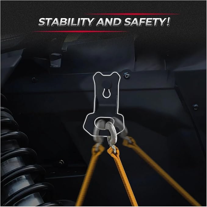 4 Pack UTV Mounting Bracket Hook for X3 MAX 4x4 2017-2025